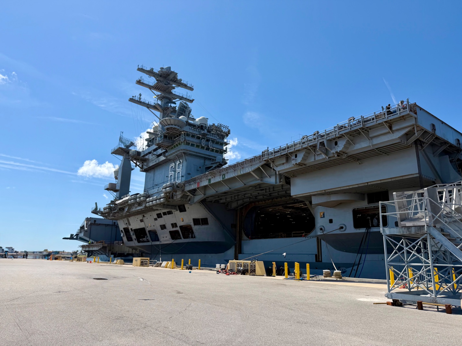 Walking the Flight Deck: Our Tour of the USS Nimitz at Naval Station Mayport