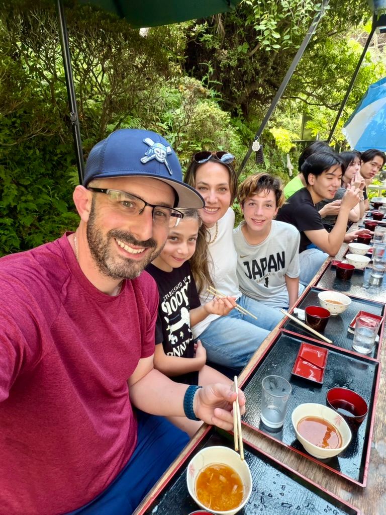 Catching Our Lunch! 🥢 Our Traditional Japanese Nagashi Somen Experience